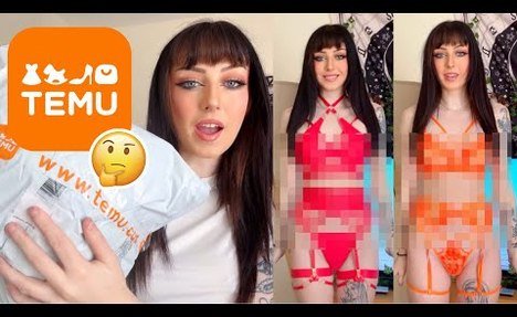 TEMU LINGERIE TRY ON HAUL | lmfaomiki