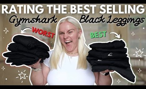 GYMSHARK LEGGING REVIEW: Rating the Best-Selling ebony yoga pants | Honest Try-On Haul | elmint