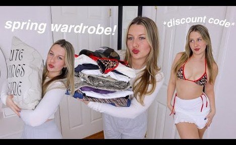 $600 Princess Polly Spring Try-on Haul! (w discount code) bikinis, tops, skirts and more!