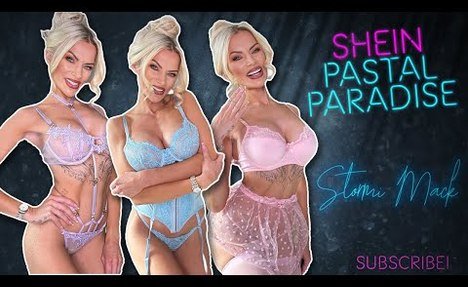 SHEIN EASTER PASTEL LINGERIE TRY-ON HAUL |  IT'S TIME TO GET *EGG-CITED*