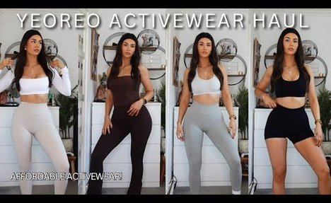 YEOREO Hidden Scrunch Activewear Try On Haul (+ Discount Code)