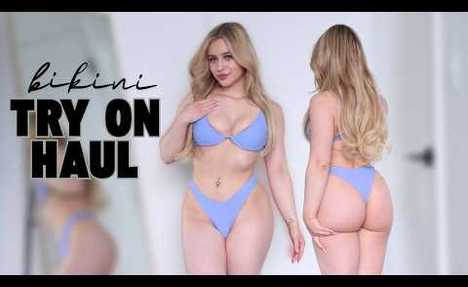 Shein Micro  string bikini Try-on Haul 2025 [4K]  | Envy Luna