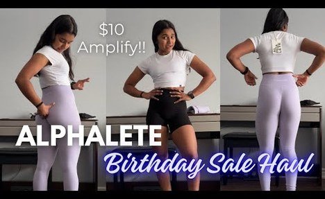 ALPHALETE BIRTHDAY SALE | $10 AMPLIFY?!?! | Amplify tights, Contour Shorts and More!