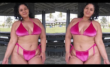 PLUSSIZE  two-piece swimsuit TRY ON HAUL AT THE BEACH