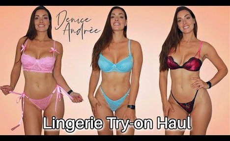 Hot lingerie Try on haul #top #tryonhaul #Model
