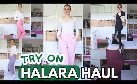 Halara Haul Fr&uuml;hling 2025 - Try On: Hosen, sports & Kleid