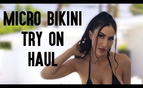 Micro  string bikini Try On Haul