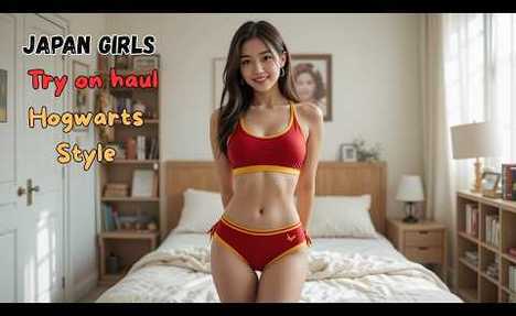 monokini try on haul | AI  bathing suit lookbook 19 Hogwarts style (Japan) What is your house?