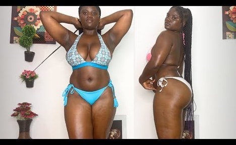 *SEXY* black  monokini Try On Haul (2025)