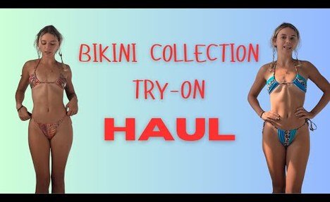 [4K]  bathing suit Collection Try On Haul (Part 1)