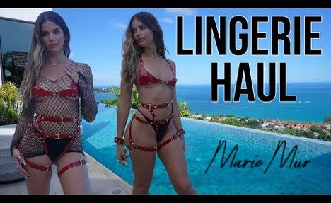 Sensual Lingerie Try-On Haul | MARIEMUR