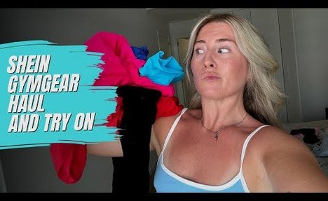 SHEIN GYMGEAR HAUL AND TRY ON