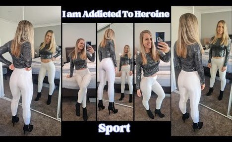 Addicted To Heroine (Yes its a Shiny tights Try On Review)