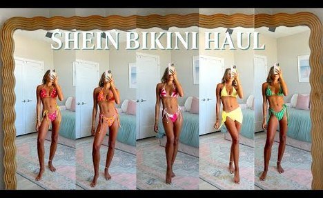 SHEIN  two-piece swimsuit TRY ON HAUL || swimsuits under $15