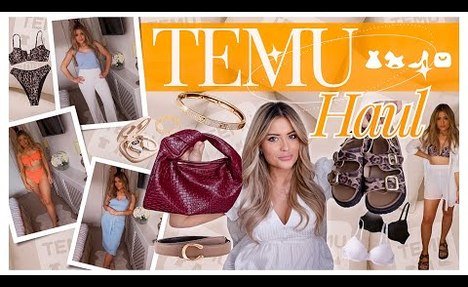 massive TEMU Haul:  swim set & items try on, Homeware & Gadgets | What I Ordered vs What I Got!