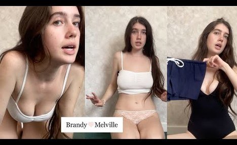 New BRANDY MELVILLE try-on haul | Spring-Summer 2025 | Trendy, fun, and classic looks #canadiangirl