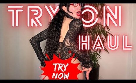 See through transparent lingerie | transparent try on haul | lingerie try on haul transparent 4k