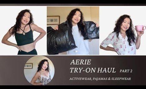 Aerie Try-On Haul | Part 2 | Transparent Reviews | Try-on OFFLINE leggings, Activewear, Pajamas