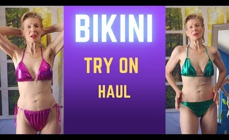 cute Summer  swimwear Try On Haul | 4K Swimsuit Try On