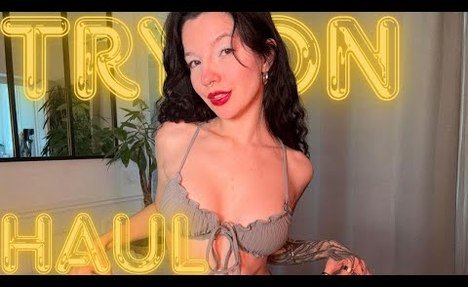 See through transparent lingerie | transparent try on haul | lingerie try on haul transparent 4k