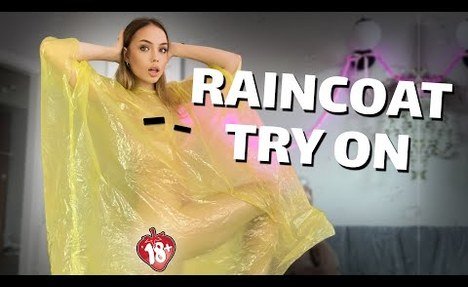 HONEST TRANSPARENT RAINCOAT TRY-ON: CAN THIS ONE ITEM SAVE YOUR RAINY DAY?