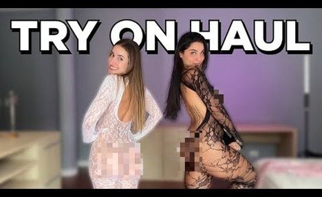 [4K] Transparent Lingerie Try-On Haul | See Through Try On Haul | Sheer Lingerie Try-On Haul 2025