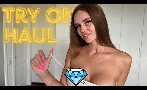 See through transparent lingerie | transparent try on haul | lingerie try on haul transparent 4k