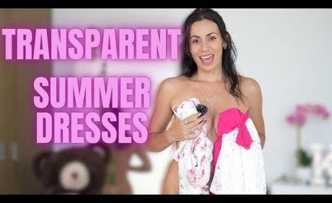 4K MICRO  monokini TRY ON HAUL KELSEY | MINI DRESSES TRY ON HAUL | [4K USA] Transparent Try On Haul