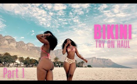 thong bikini Try on Haul | I'm in SA!!