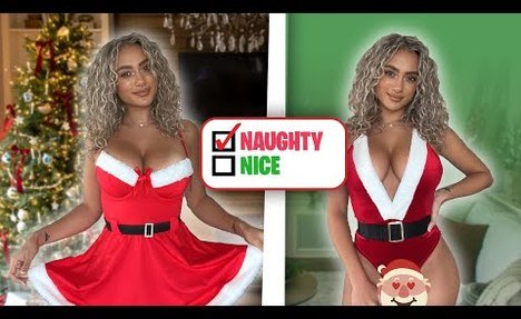 Christmas Lingerie Try on Haul (2022) || Toni Camille