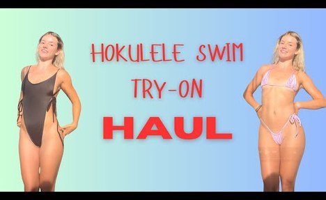 Hokulele Swim  swim set Try On Haul