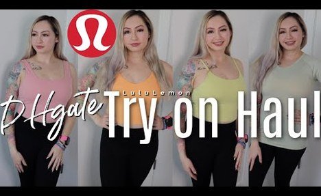 DHGATE LULULEMON TRY-ON HAUL | THIS ACTIVEWEAR LEFT ME SPEECHLESS!