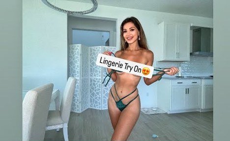 Transparent Lingerie Try On haul