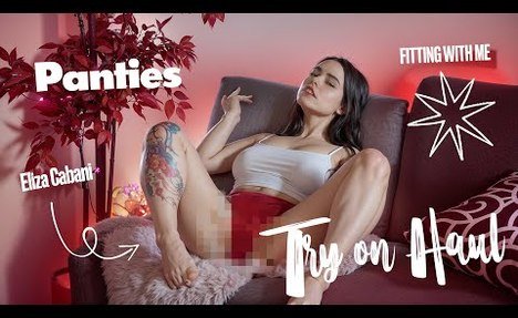 4K Sheer Lingerie Try On Haul with Eliza Cabani