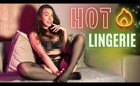 HOT Lingerie Set & Sheer Stockings Try On Haul: GRWM Elegant chick Lizokk