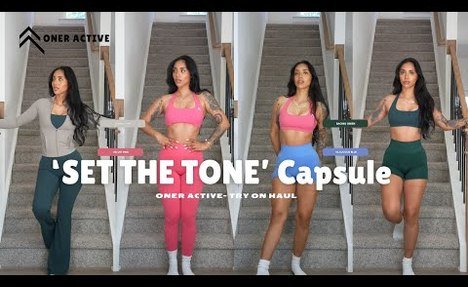 ONER ACTIVE - SET THE TONE CAPSULE | TRY ON HAUL + SIZING video