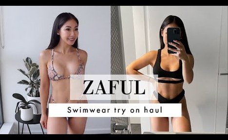 ZAFUL  thong bikini Try on Haul & vlog | 2021 + Discount