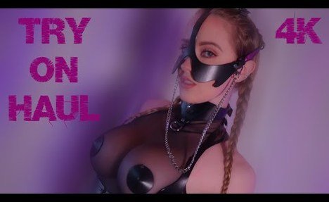Transparent Lingerie Try-On Haul: gorgeous Looks with Alison in 4K!