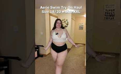 Aerie Size XXL Swim Try On Haul | Plus Size Swimsuits