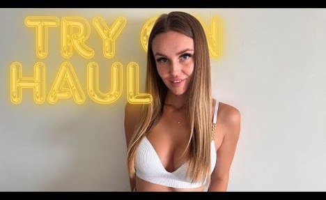 See through transparent lingerie | transparent try on haul | lingerie try on haul transparent 4k