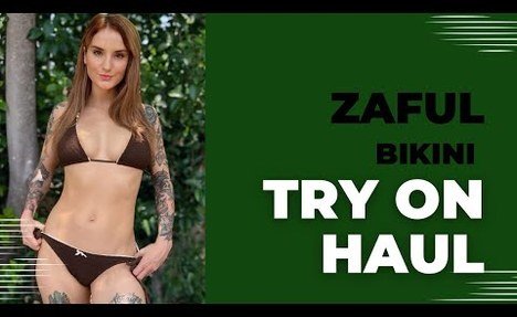 Zaful  string bikini Try On Haul!  (May 2025)