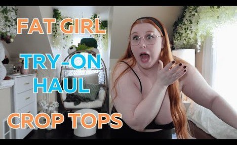Fat lady Try-On Haul Crop Top Edition