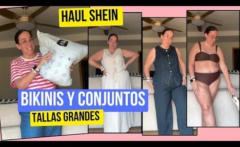 HAUL SHEIN TALLAS GRANDES 2025 | Bikinis y Looks de Verano Try On