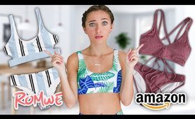 Cheap beach costume Try On Haul | Romwe, Amazon, Target, Walmart, & Cupshe