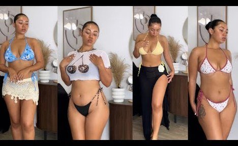 AFFORDABLE SHEIN SUMMER  two-piece swimsuit / COVER UP TRY-ON HAUL