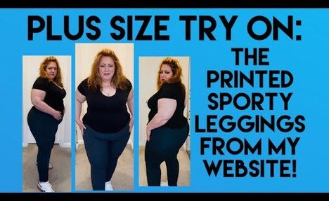 Plus Size Try On: The Printed sporty sports From My Website!