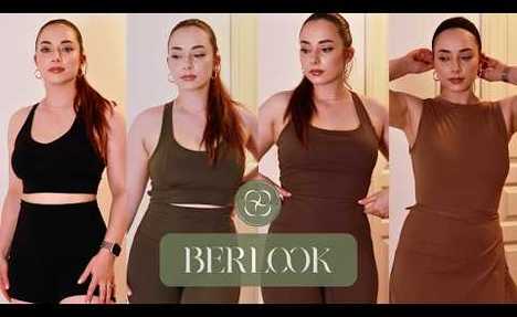 BERLOOK Try-on Haul & review - 5 charming & Comfy Activewear Outfits