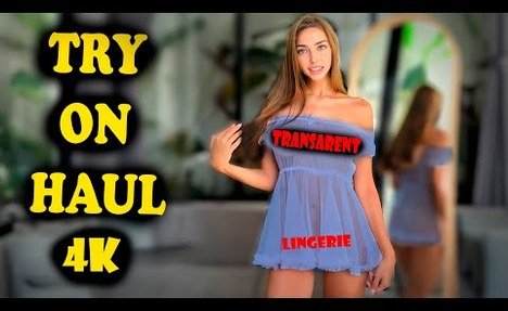 4K Transparent Lingerie & Micro  monokini Try-On Haul | Sheer Fashion Trends & Outfits in 2025