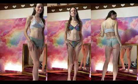 Sheer and transparent lingerie try on haul X3!!!!