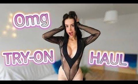 4K ebony Micro  monokini Try on Haul - Swimsuit  swimwear 2025 Women's Clothing - High Waist Bikinis